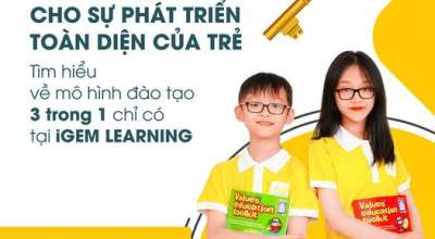 CHÌA KHÓA CHO SỰ PHÁT TRIỂN TOÀN DIỆN CỦA TRẺ - TÌM HIỂU MÔ HÌNH ĐÀO TẠO 3 TRONG 1 TẠI iGEM LEARNING